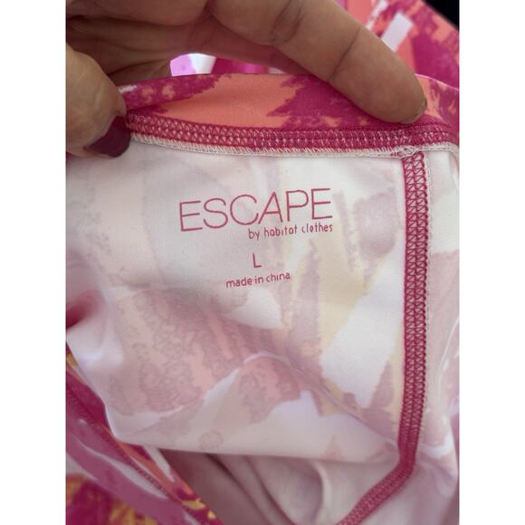 Escape by Habitat Sun Dress Pink Flowy Performance Resortwear, L - Picture 6 of 8